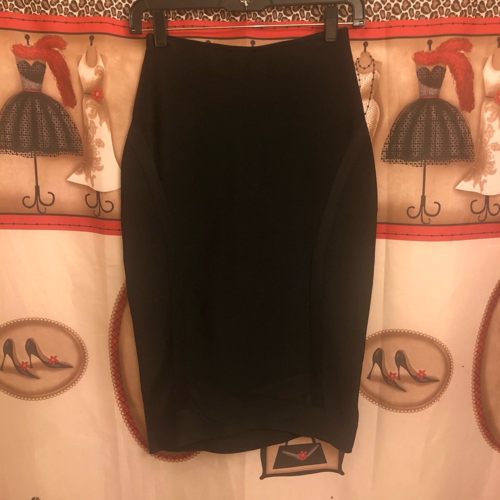 Windsor Blk Spandex Skirt